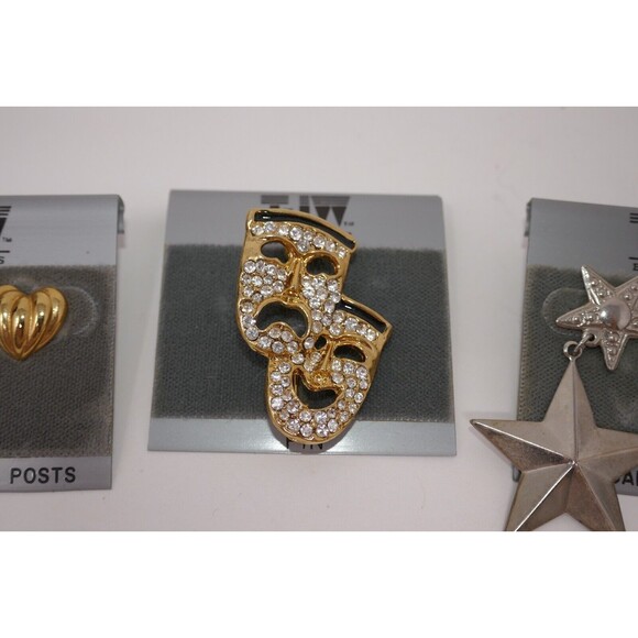 TJW by Mervyns Jewelry Lot ~ Earrings & Pin - Picture 3 of 9